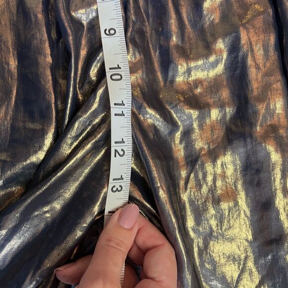 Zara Metallic Balloon Style Pull On Pants Size S - Picture 6 of 7